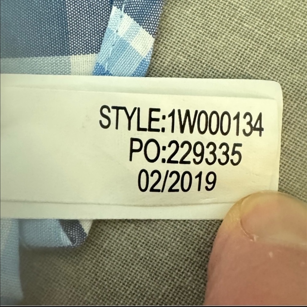 VINEYARD VINES Blue Plaid Classic Fit Tucker Shirt Casual Button Down Sz Large - Picture 12 of 13